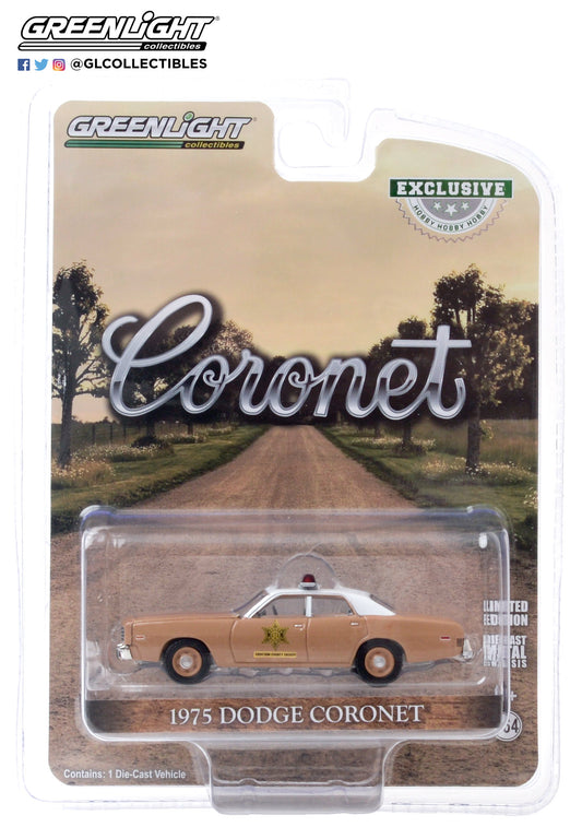 GreenLight 1:64 1975 Dodge Coronet - Choctaw County Sheriff 30188