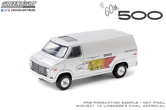GreenLight 1:64 1976 GMC Vandura - 60th Annual Indianapolis 500 Mile Race GMC Transportation 30198