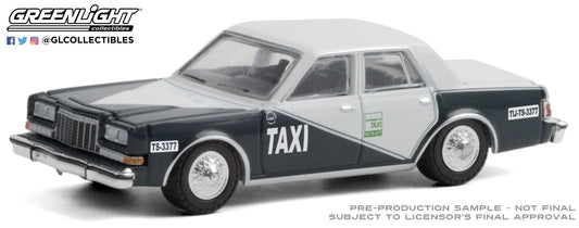 GreenLight 1:64 1984 Dodge Diplomat - Tijuana, Mexico Taxi (Hobby Exclusive) 30200