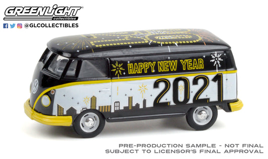 GreenLight 1:64 Volkswagen Type 2 Panel Van - New Year 2021 30222