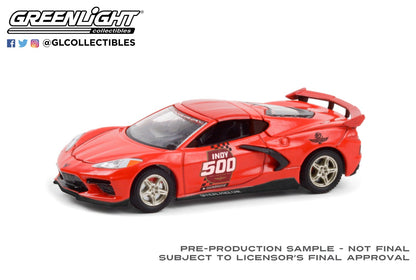 GreenLight 1:64 2020 Chevrolet Corvette C8 Stingray Coupe - 104th Running of the Indianapolis 500 Official Pace Car (Hobby Exclusive) 30227