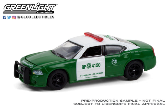 GreenLight 1:64 2008 Dodge Charger Police - Carabineros de Chile (Hobby Exclusive) 30237