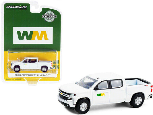 GreenLight 1:64 2020 Chevrolet Silverado - Waste Management (Hobby Exclusive) 30255