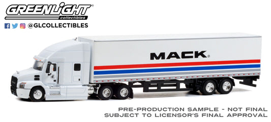 GreenLight 1:64 2018 Mack Anthem 18 Wheeler Tractor-Trailer - #4 The Mack Performance Tour 2018 (Hobby Exclusive) 30266