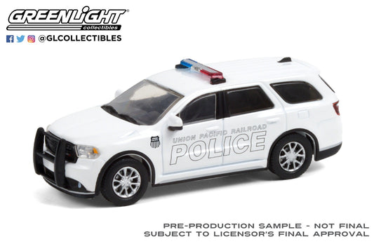 GreenLight 1:64 2018 Dodge Durango - Union Pacific Railroad Police (Hobby Exclusive) 30268