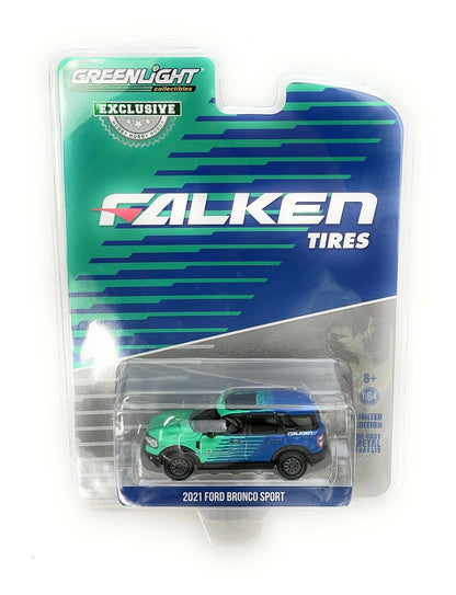 GreenLight 1:64 2021 Ford Bronco Sport - Falken Tires (Hobby Exclusive) 30279