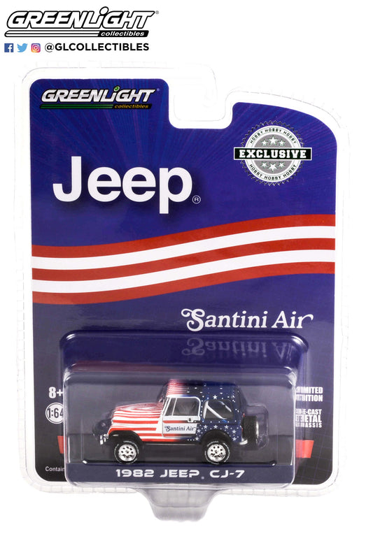 GreenLight 1:64 1982 Jeep CJ-7 - Santini Air 30281