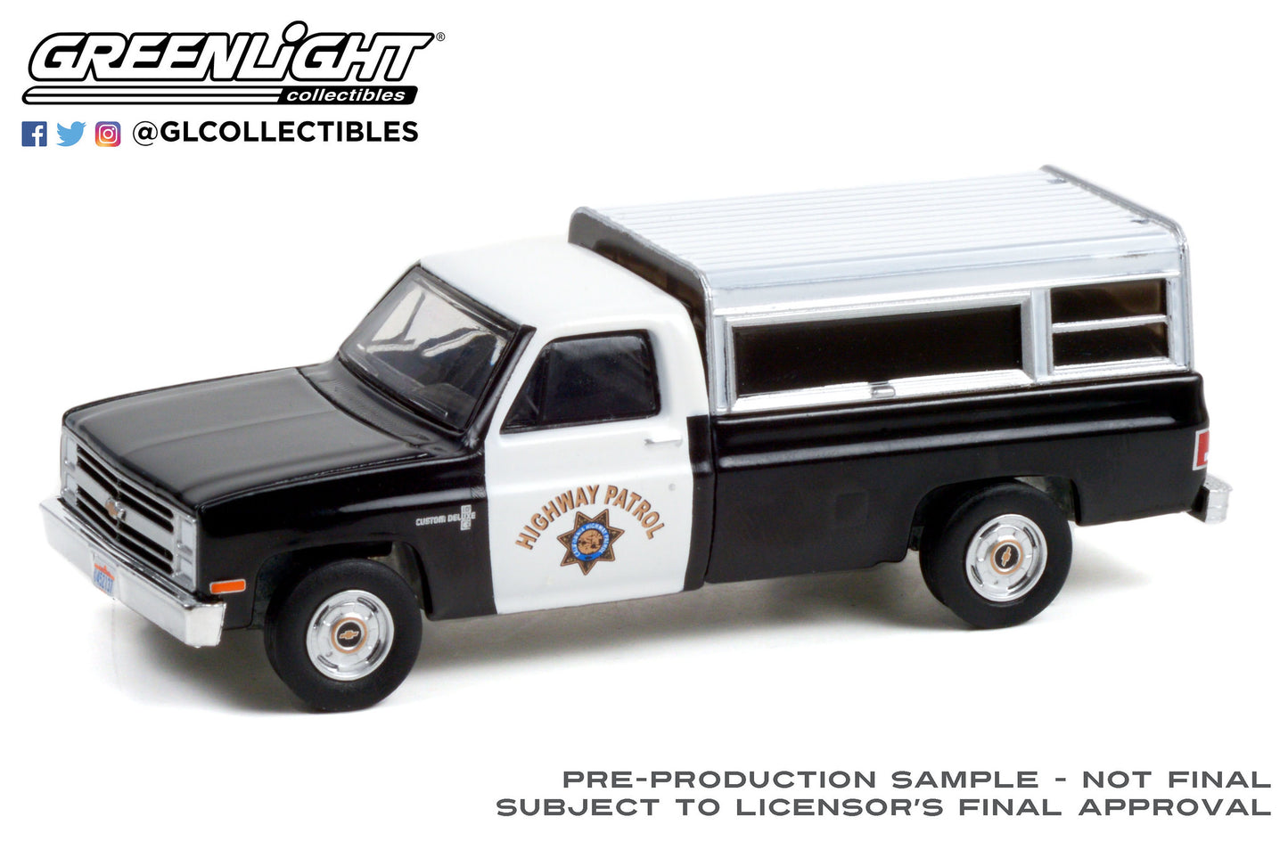 GreenLight 1:64 1987 Chevrolet C-10 - California Highway Patrol 30294