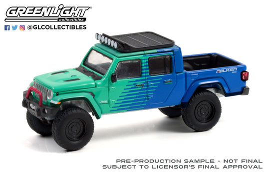 GreenLight 1:64 2021 Jeep Gladiator with Off-Road Parts - Falken Tires (Hobby Exclusive) 30298