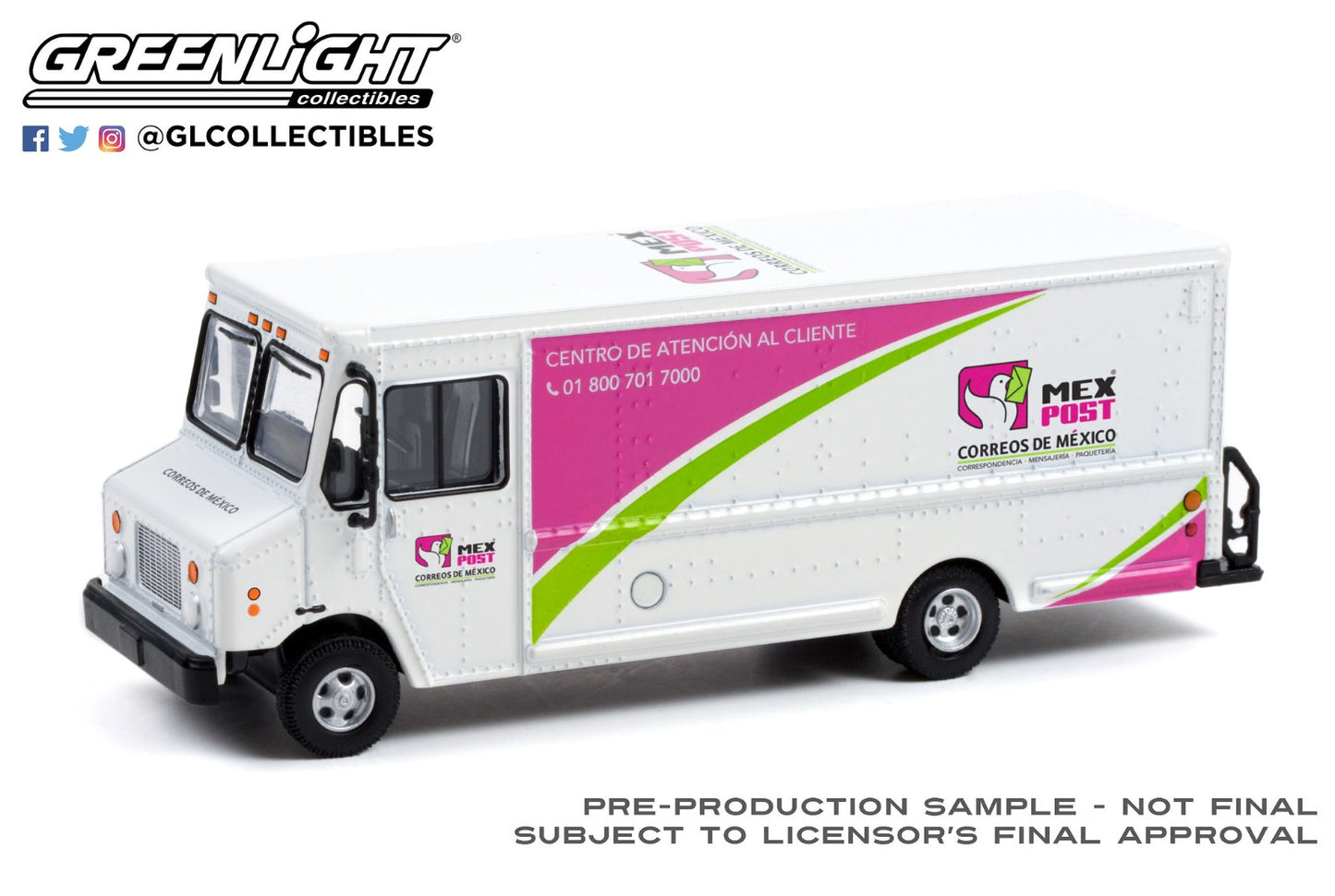 GreenLight 1:64 2020 Mail Delivery Vehicle - Correos de Mexico (Hobby Exclusive) 30300
