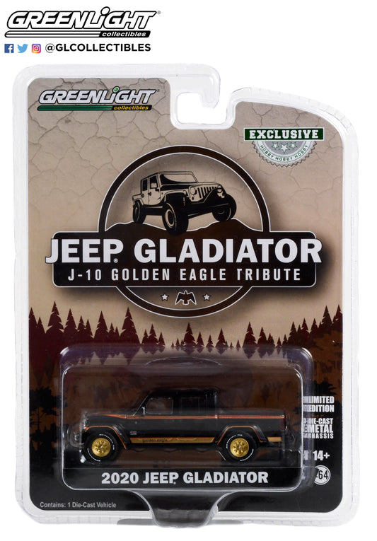 GreenLight 1:64 Jeep Gladiator - J-10 Golden Eagle Tribute 30327