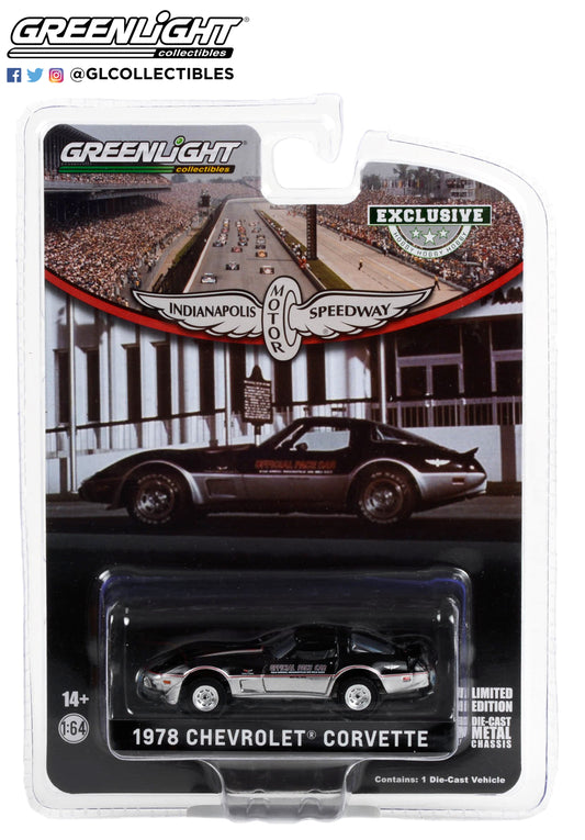 GreenLight 1:64 1978 Chevrolet Corvette - 62nd Annual Indianapolis 500 Mile Race Official Pace Car (Hobby Exclusive) 30347
