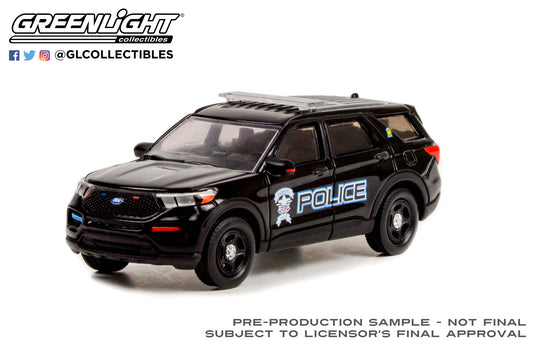 GreenLight 1:64 Hot Pursuit - 2022 Ford Police Interceptor Utility - Fishers Police Department, Fishers, Indiana (Hobby Exclusive) 30350