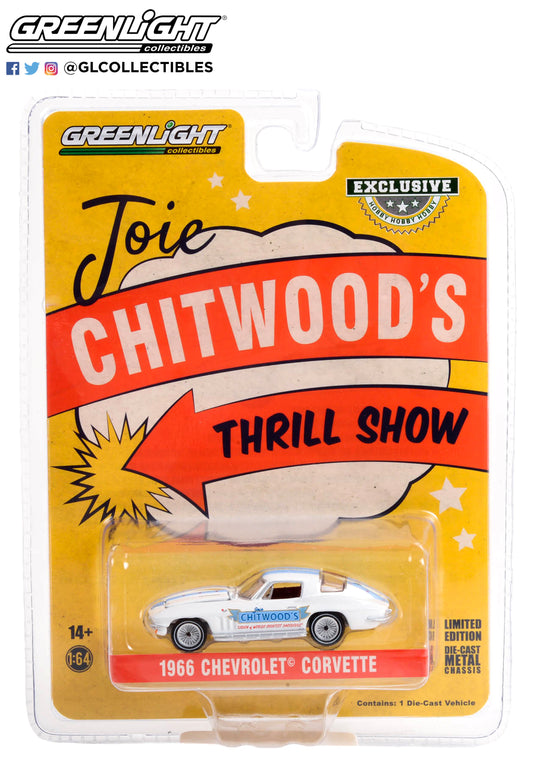 GreenLight 1:64 1966 Chevrolet Corvette - Joie Chitwood’s "Legion of Worlds Greatest Daredevils" (Hobby Exclusive) 30357