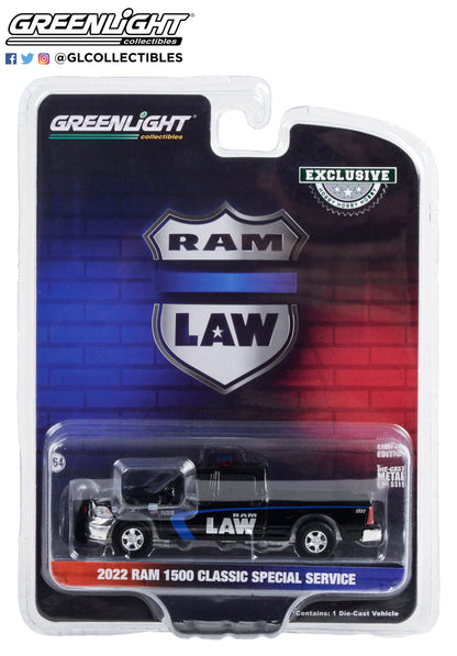 GreenLight 1:64 2022 Dodge Ram 1500 Classic Special Service - Ram Law 30411
