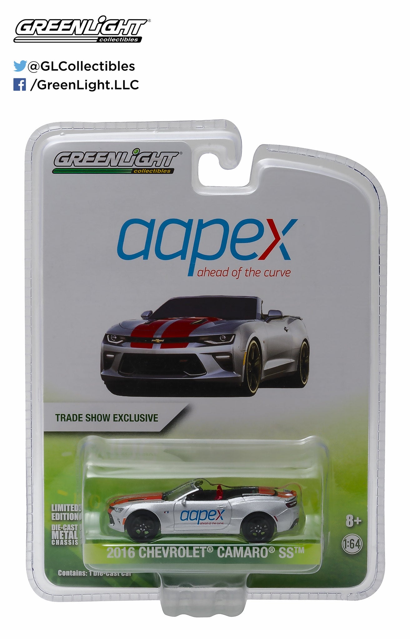GreenLight 1:64 2016 Chevrolet Camaro SS - 2016 AAPEX Show Exclusive 51056