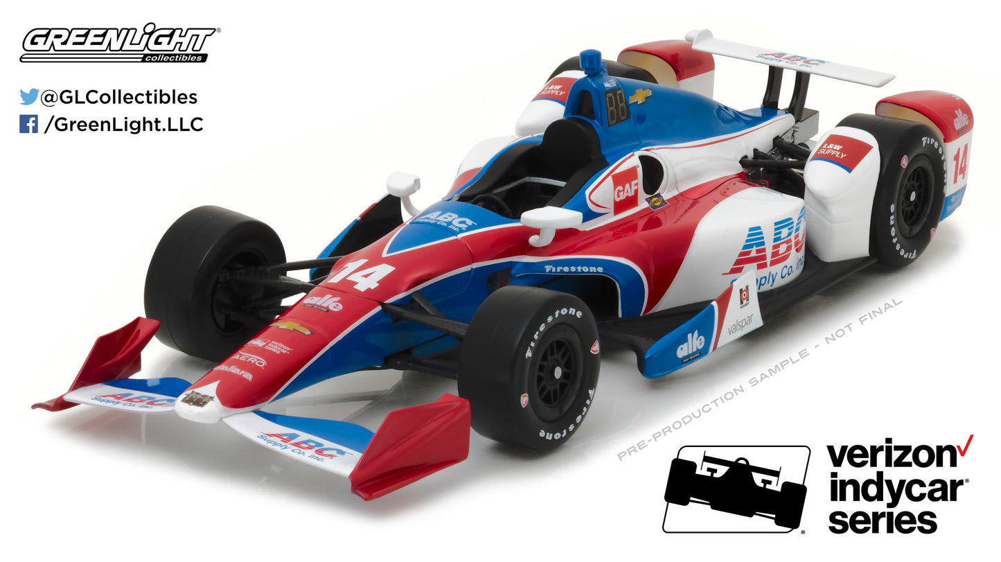 GreenLight 1:18 2017 Indycar Series #14 Carlos Munoz / A. J. Foyt Enterprises, ABC Supply 11009