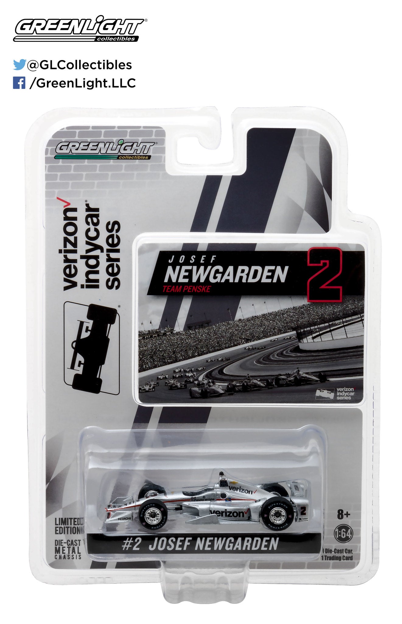 GreenLight 1:64 2017 #2 Josef Newgarden / Penske Racing Verizon IndyCar 10773