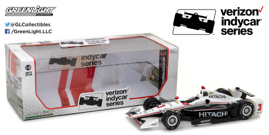 GreenLight 1:18 2017 Indycar Series #3 Helio Castroneves / Penske Racing, Hitachi 11001