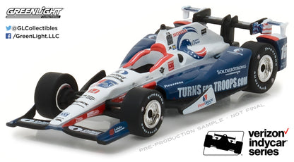 GreenLight 1:64 2017 #15 Graham Rahal / Rahal Letterman Lanigan Racing, United Rentals SoldierStrong 10793