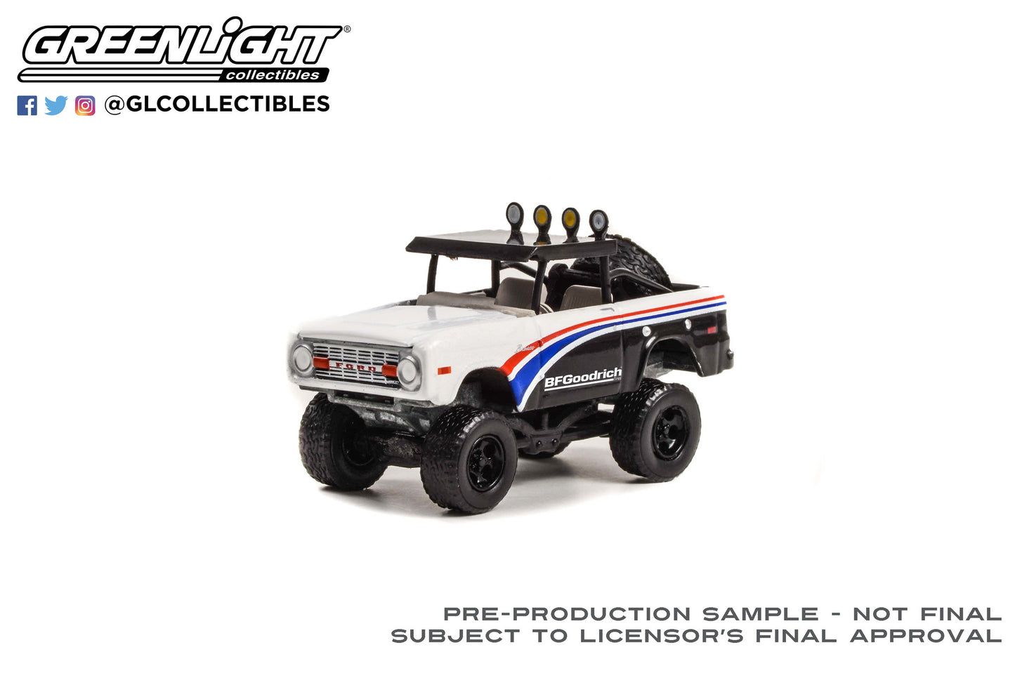 GreenLight 1:64 All-Terrain Series 13 - 1969 Ford Bronco Baja - BFGoodrich 35230-A