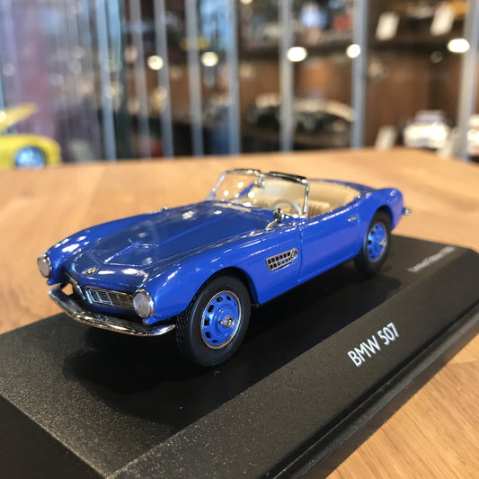 Schuco 1:43 BMW 507 Roadster Blue 450217800