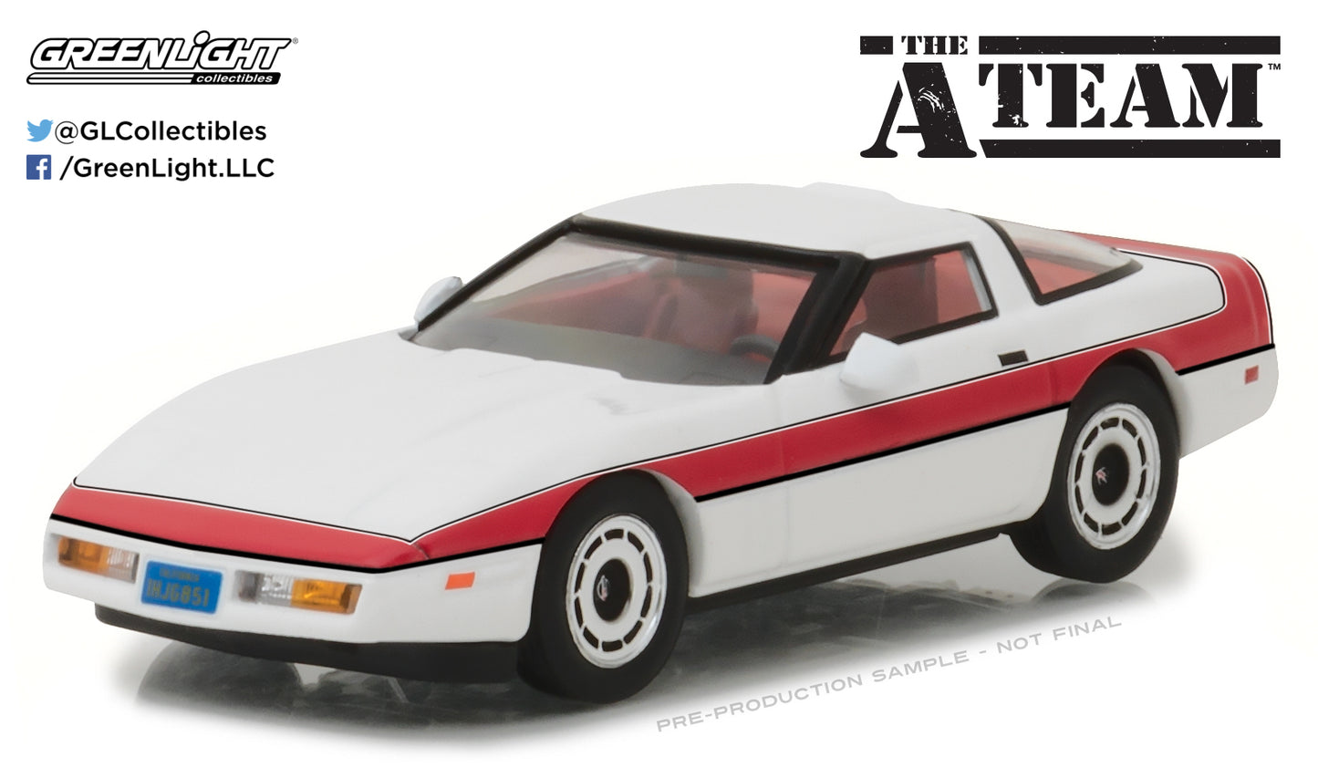 GreenLight 1:43 The A-Team (1983-87 TV Series) - 1984 Chevrolet Corvette C4 86517