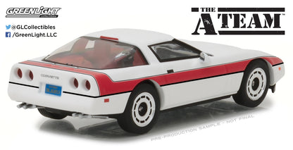 GreenLight 1:43 The A-Team (1983-87 TV Series) - 1984 Chevrolet Corvette C4 86517