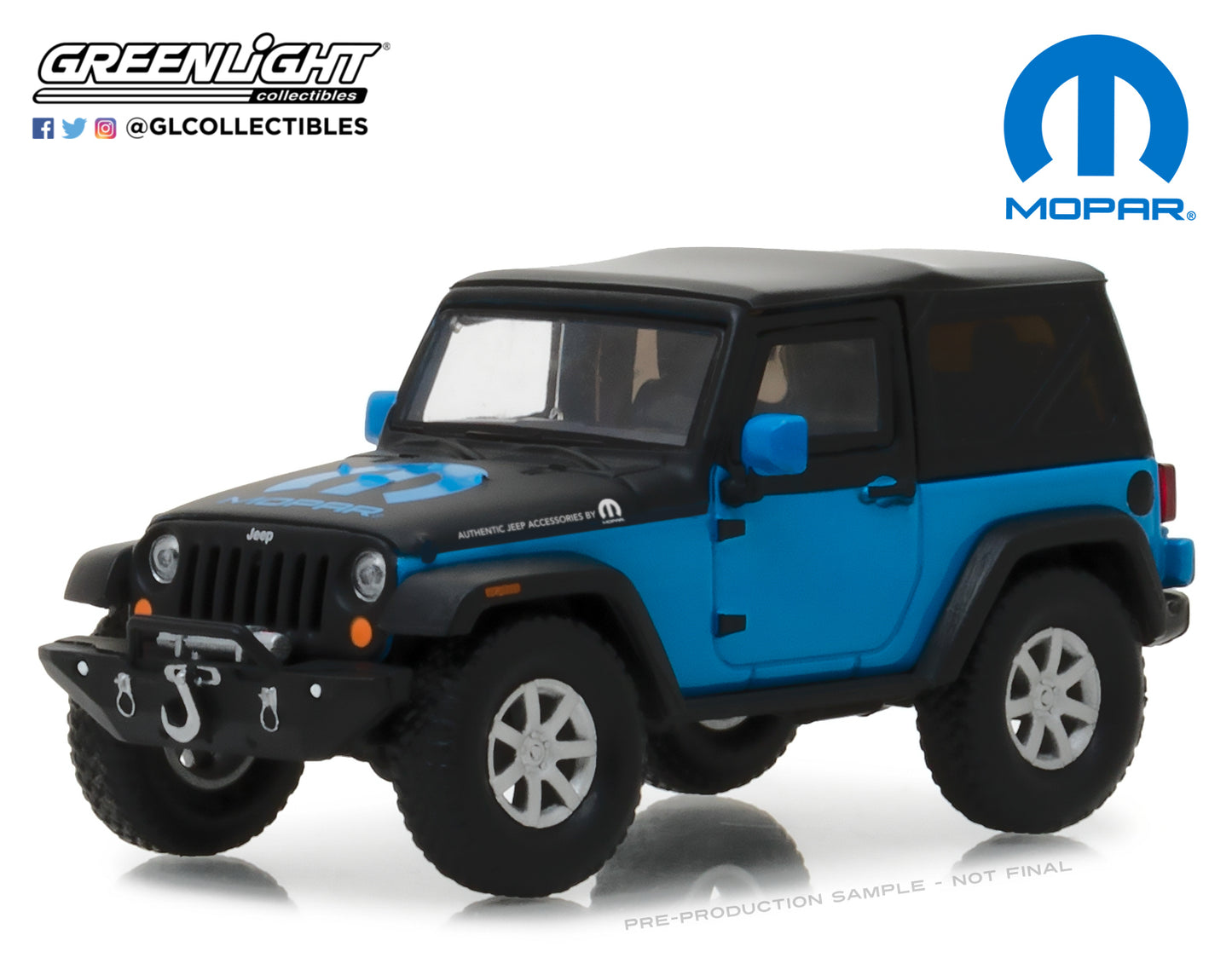 GreenLight 1:43 2010 Jeep Wrangler "The General" Jeep Wrangler Concept 86092