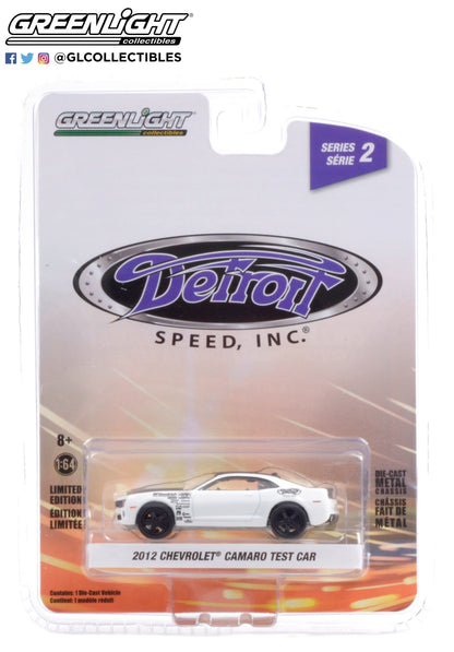 GreenLight 1:64 Detroit Speed, Inc. Series 2 - 2012 Chevrolet Camaro Test Car White Monster 39070-F