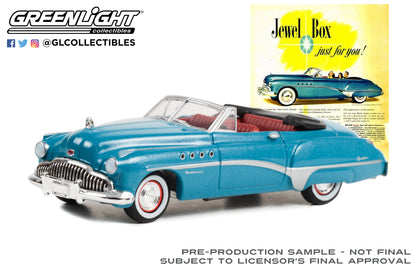 GreenLight 1:64 Vintage Ad Cars Series 8 - 1949 Buick Roadmaster “Jewel Box Just For You!” 39110-A