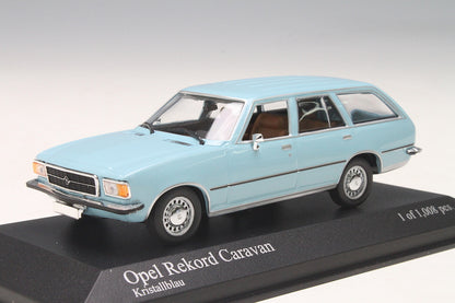 Minichamps 1:43 Opel Rekord D Caravan 1975 Light Blue 400044014