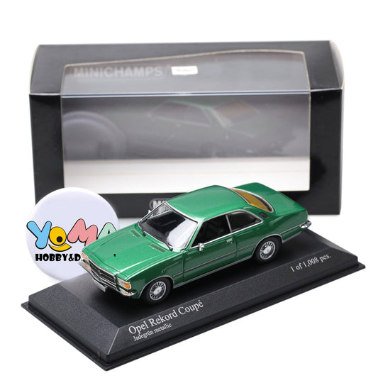Minichamps 1:43 Opel Rekord D Coupe 1975 Green Metallic 400044022