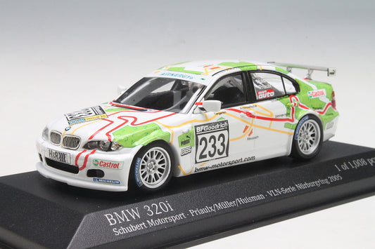 Minichamps 1:43 BMW 320I Schubert Motors Priaulx/Muller/Huisman #233 VLN Nurburgring 2005 400052433