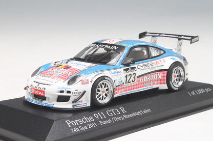 Minichamps 1:43  Porsche 911 GT3 R - Muehlner Motorsport - Fumal/Thiry/Rosenblad/Lefort - #123 24H SPA 2011 400118923