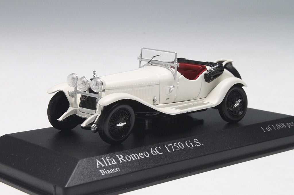 Minichamps 1:43 Alfa Romeo 6C 1750 G.S. 1930 White 400120430