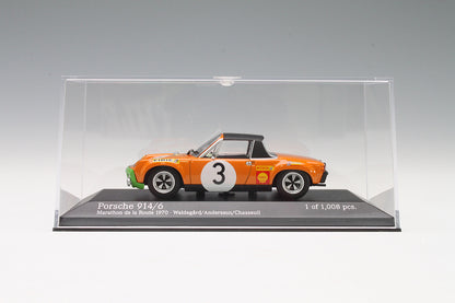 Minichamps 1:43 Porsche 914/6 Waldegaard/Andersson/Chasseuil 3rd #3 Marathon De La Route 1970 400706503