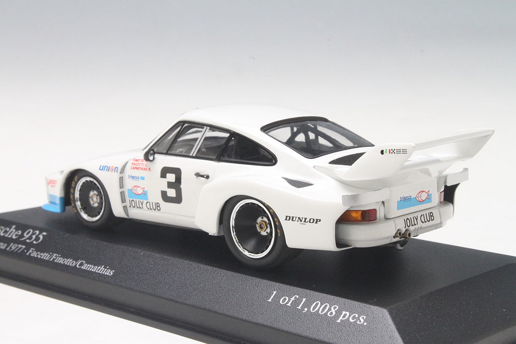 Minichamps 1:43 Porsche 935 Jolly Club Facetti/Finotto/Camathias #3 24H Daytona 1977 400776303
