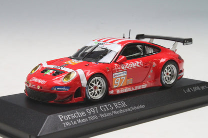 Minichamps 1:43 Porsche 997 GT3 RSR BMS Scuderia Italia Holzer/Westbrook/Scheider #97 24H Le Mans 2010 410106997