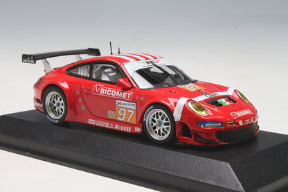 Minichamps 1:43 Porsche 997 GT3 RSR BMS Scuderia Italia Holzer/Westbrook/Scheider #97 24H Le Mans 2010 410106997