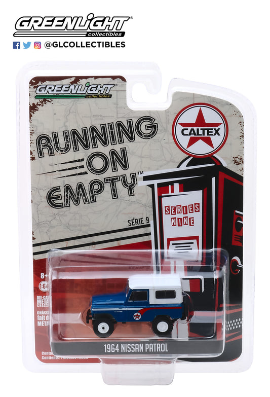 GreenLight 1:64 Running on Empty Series 9 - 1964 Nissan Patrol - Caltex 41090-B