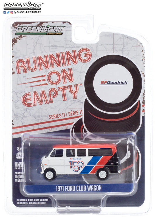 GreenLight 1:64 Running on Empty Series 11 - 1971 Ford Club Wagon - BFGoodrich 150th Anniversary 41110-C