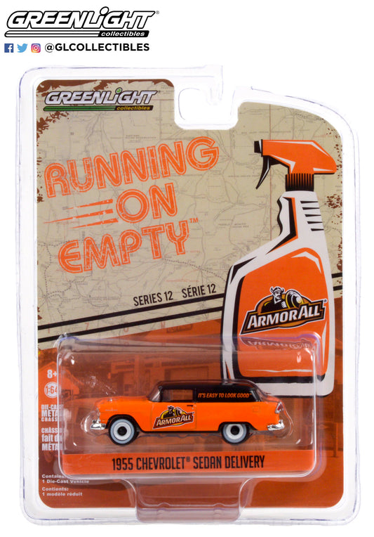 GreenLight 1:64 Running on Empty Series 12 - 1955 Chevrolet Sedan Delivery - Armor All 41120-A