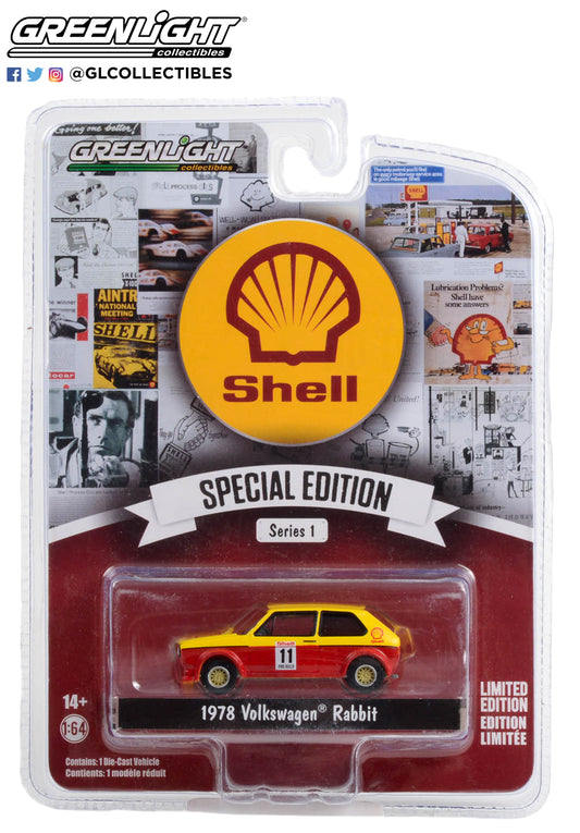 GreenLight 1:64 Shell Oil Special Edition Series 1 - 1978 Volkswagen Rabbit #11 Pro Rally 41125-B