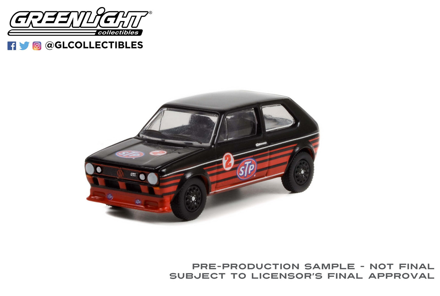 GreenLight 1:64 Running on Empty Series 14 - 1980 Volkswagen Golf GTI #2 - STP 41140-D