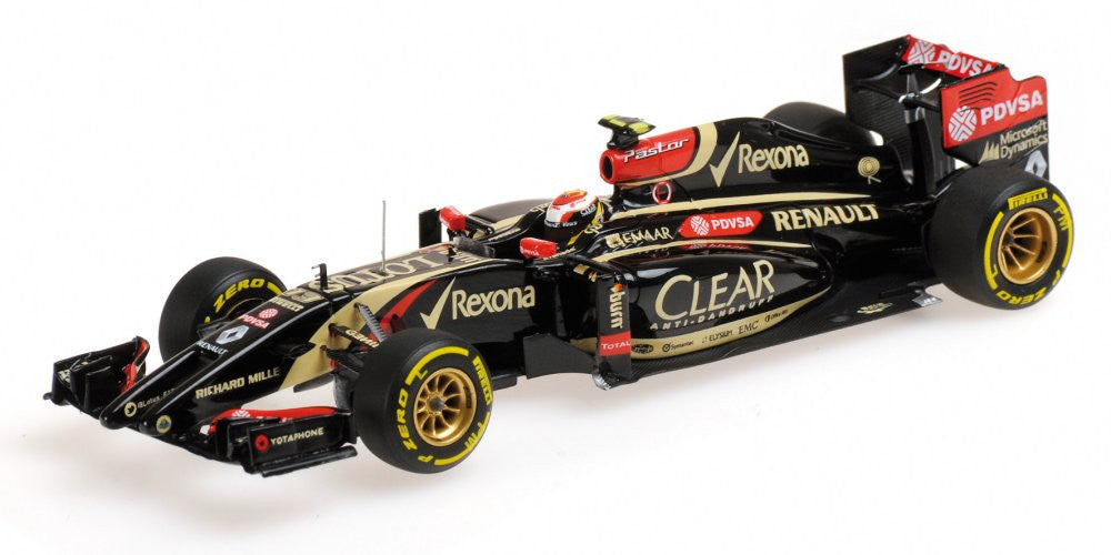 Minichamps 1:43 Lotus F1 Team Renault E22 Pastor Maldonado #13 F1 2014 417140013