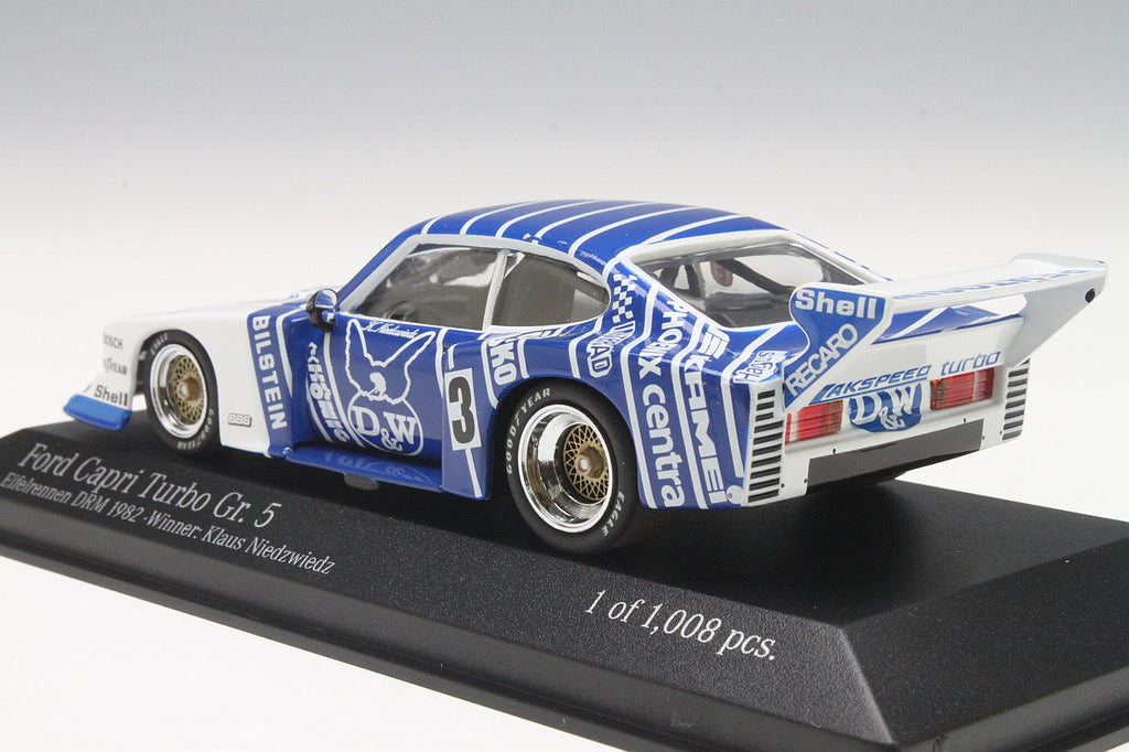 Minichamps 1:43 FORD CAPRI GR.5 ´D&W´ TEAM ZAKSPEED WINNER DRM NURBURGRING #3 1982 430828503