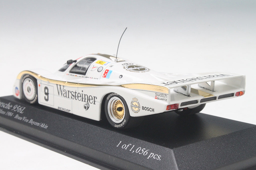 Minichamps 1:43 Porsche 956 Warsteiner Brun Motorsport #9 24H Le Mans 1984 430846509