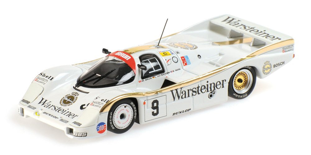 Minichamps 1:43 Porsche 956 Warsteiner Brun Motorsport #9 24H Le Mans 1984 430846509