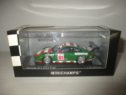 Minichamps 1:43 Porsche 911 GT3 Nearn/Lacey/Shep/Wilkins/Wilkins Team The Racers Group East #61 24H Daytona 2005 400056261